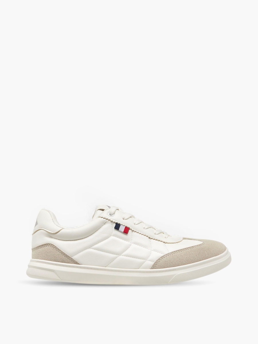 Men Solid Lace-Up Sneakers
