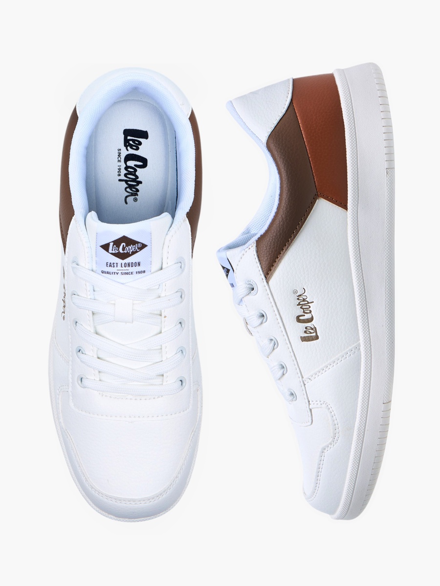 Men Panelled Lace-Up Sneakers