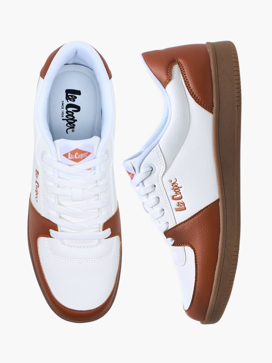 Men Colourblock Lace-Up Sneakers