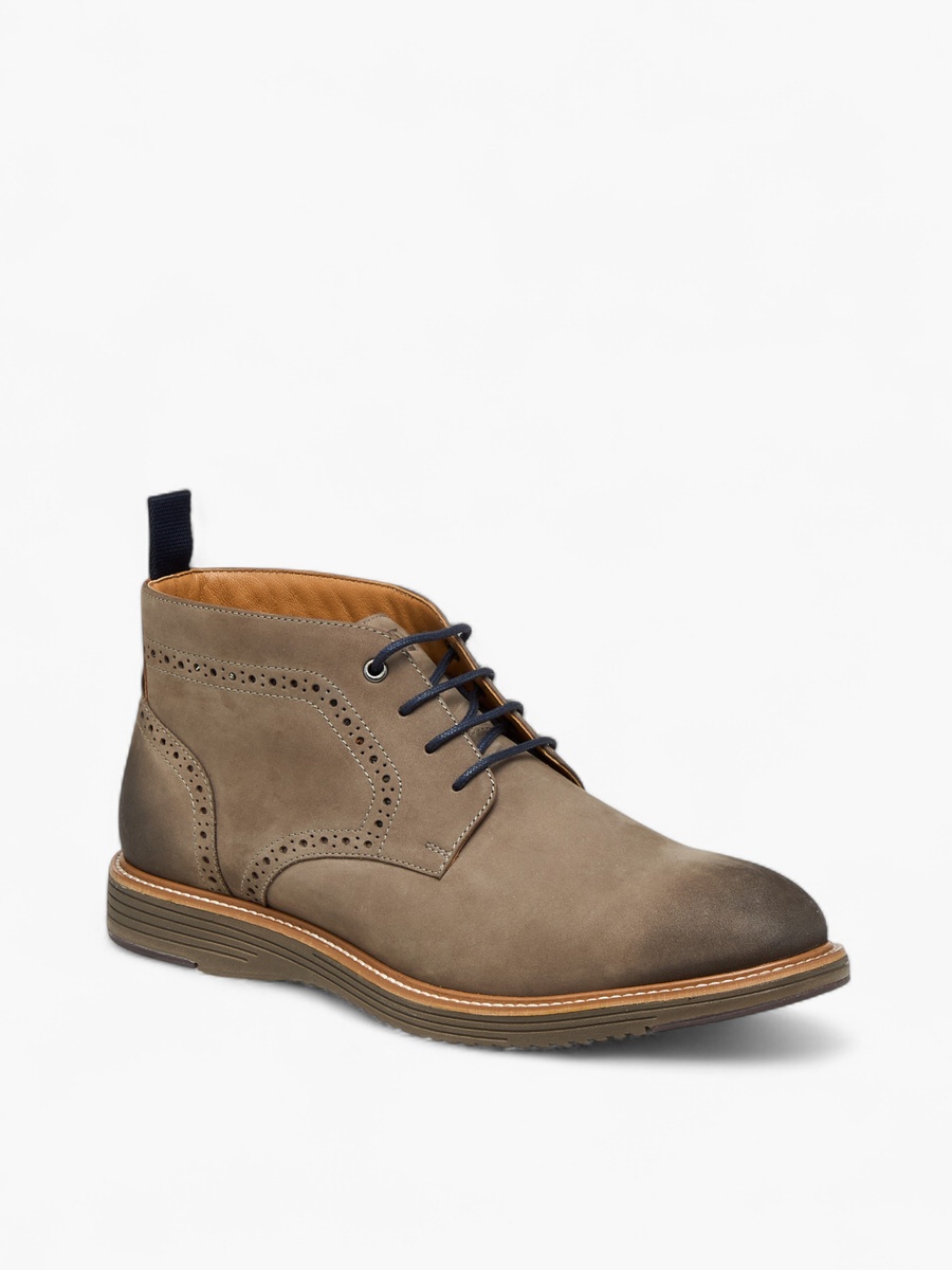 Men Solid Lace-Up Boots with Pull Tabs