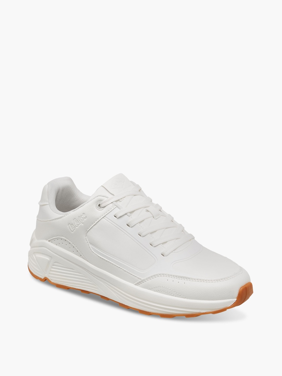 Men Panelled Lace-Up Sneakers
