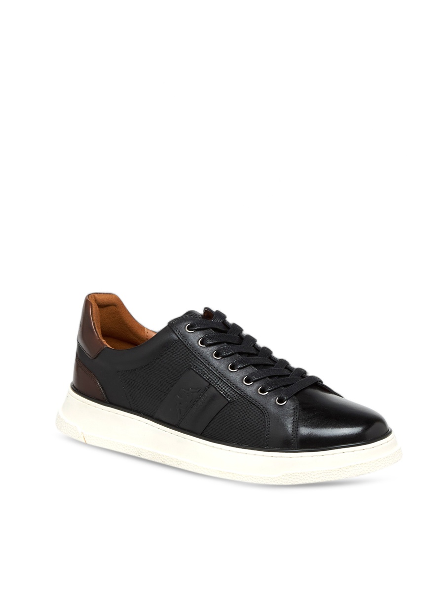 Men Panelled Lace-Up Sneakers