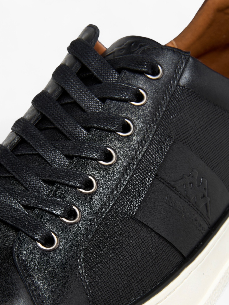 Men Panelled Lace-Up Sneakers