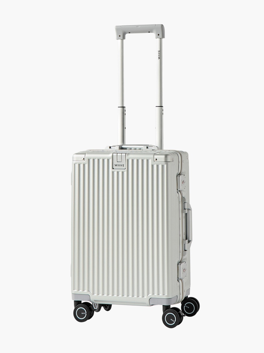 Textured Hardcase Trolley Bag with Retractable Handle - 20 Inches Check-in Bag
