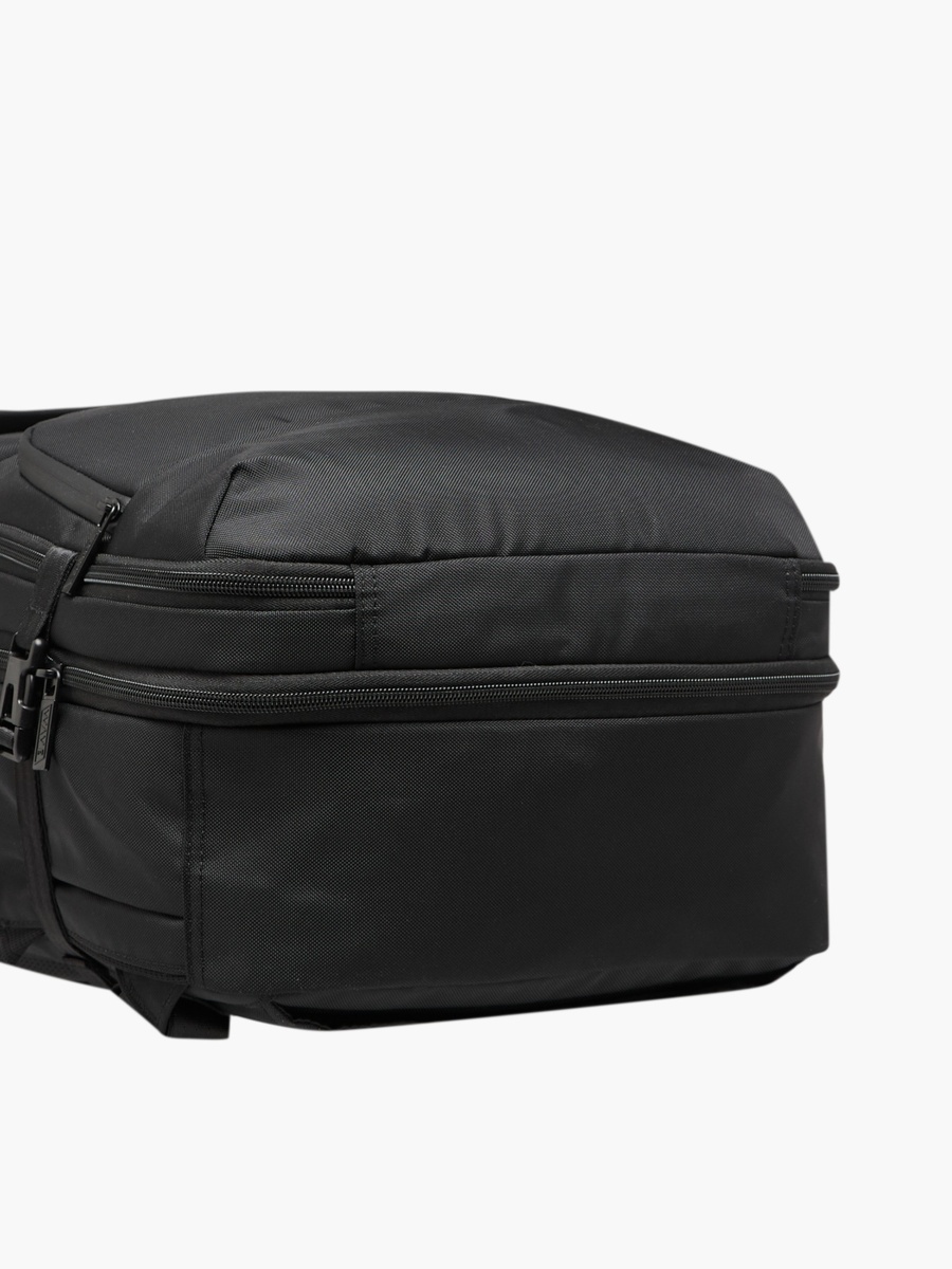 Solid Backpack with Adjustable Straps and Zip Closure