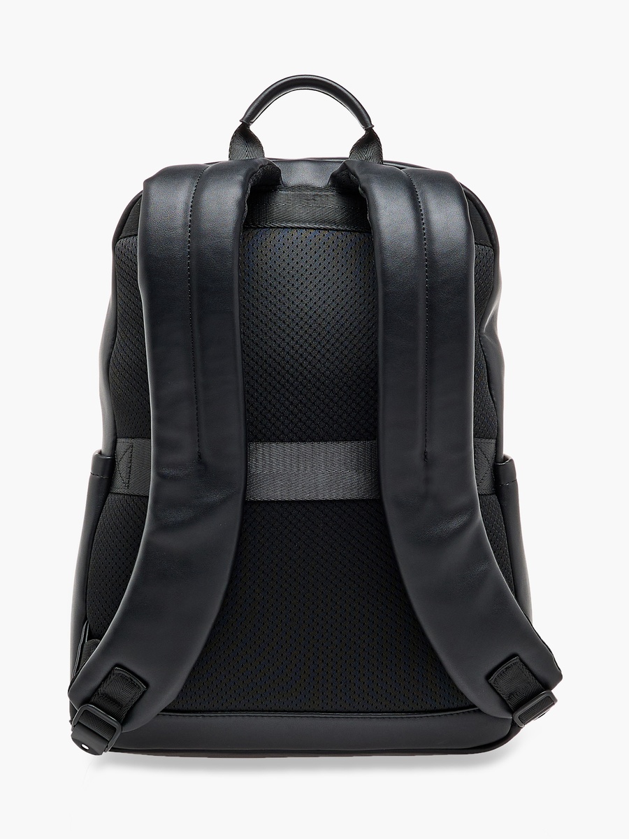 Solid Backpack with Adjustable Shoulder Straps - 31x17x43 cm