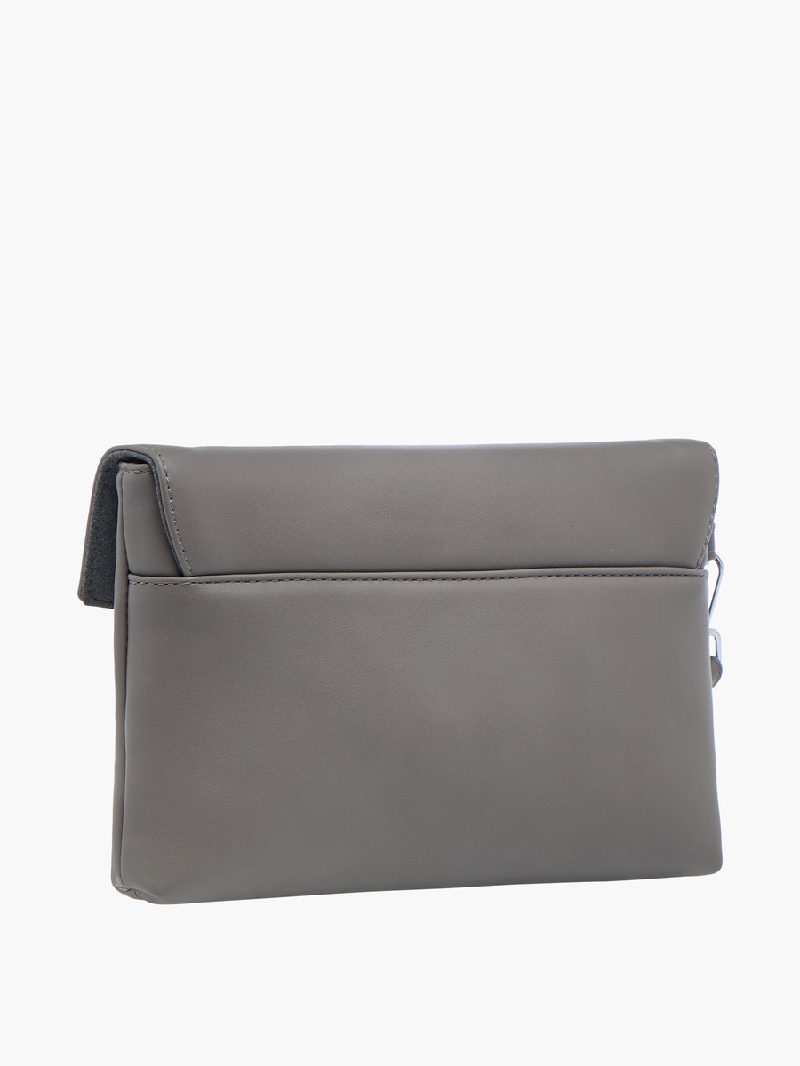 Textured Crossbody Bag with Zip Closure and Adjustable Strap For