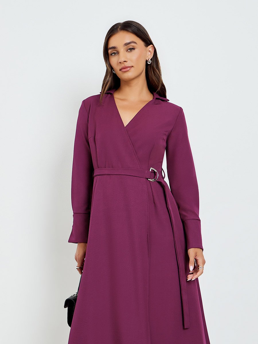 pale blue long sleeve dress Visualize Long Sleeve Mini Dress | Light Blue | Womens