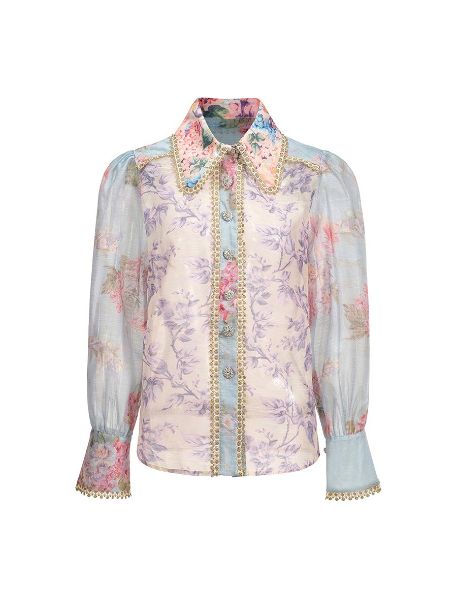 Women Floral Print Top and Maxi Skirt Co-Ords