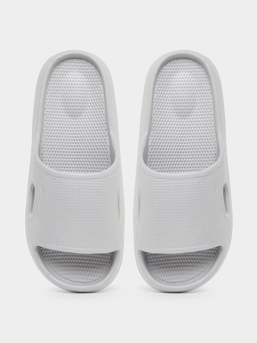 texture sole slip-on slides