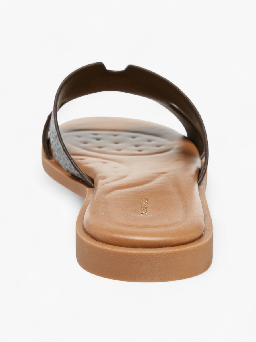 Textured Slip-On Sandals
