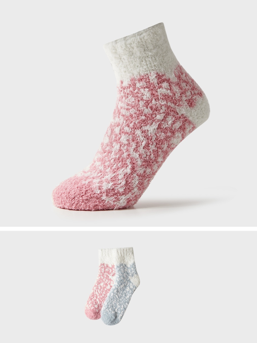Pack of 2 - Textured Ankle Length Socks