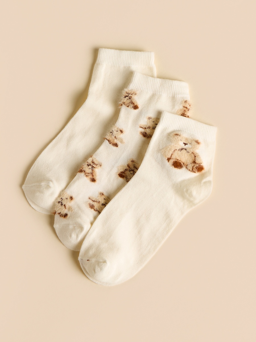 Pack of 3 - Assorted Ankle Length Socks