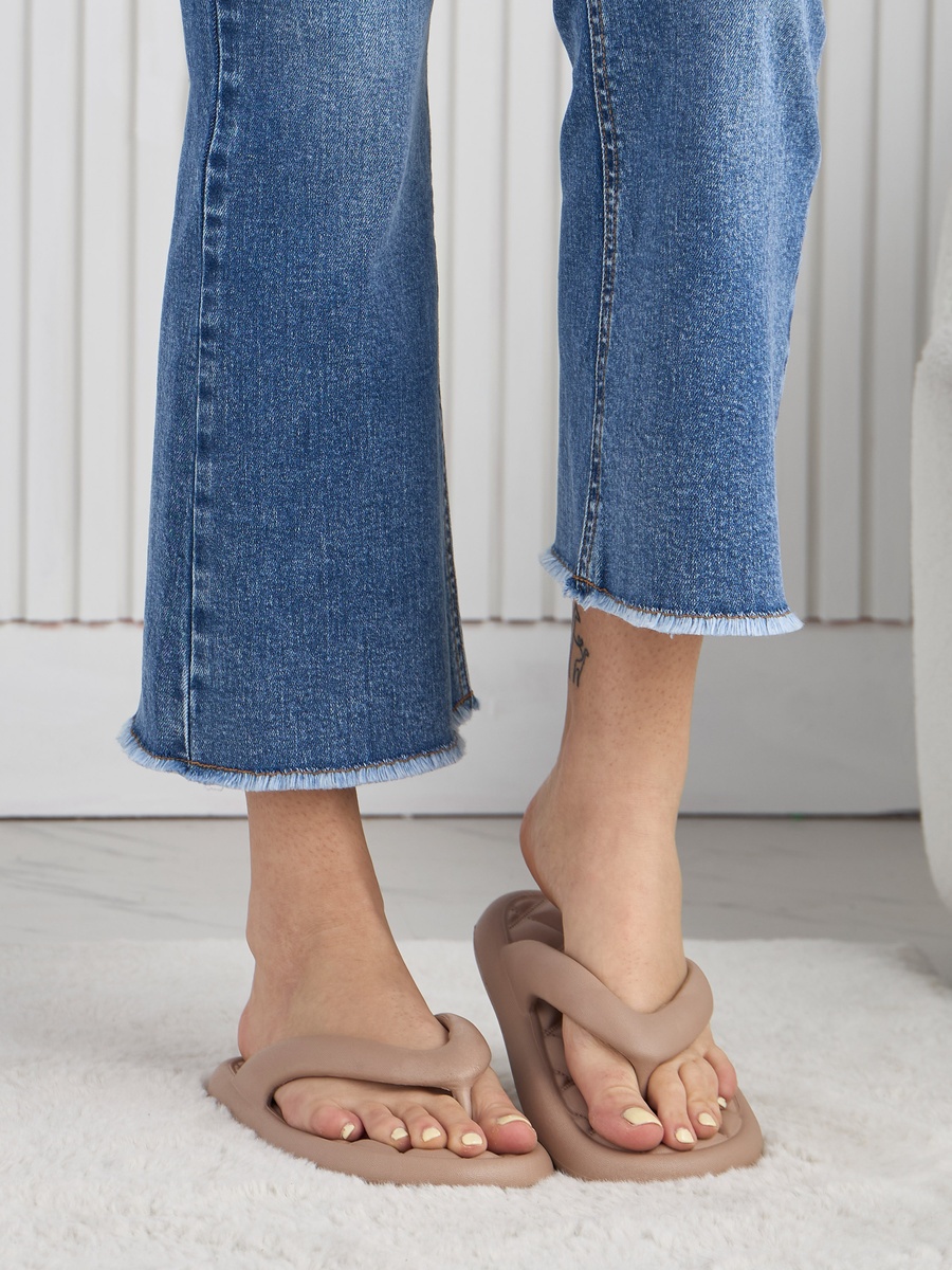 Quilted Thong Slippers