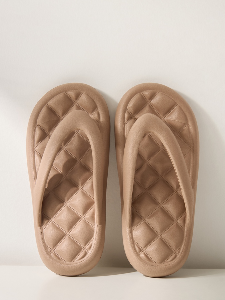 Quilted Thong Slippers