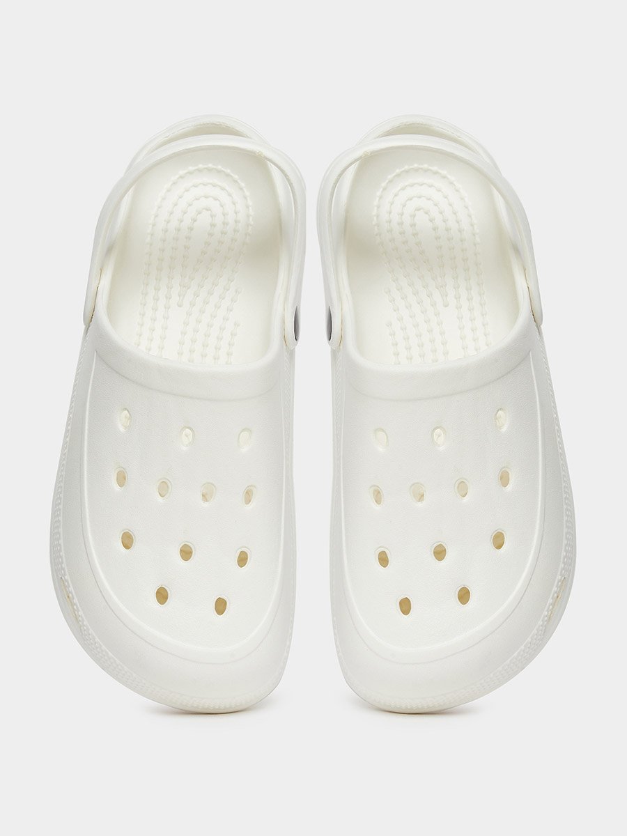 Men White Slip-On Clogs