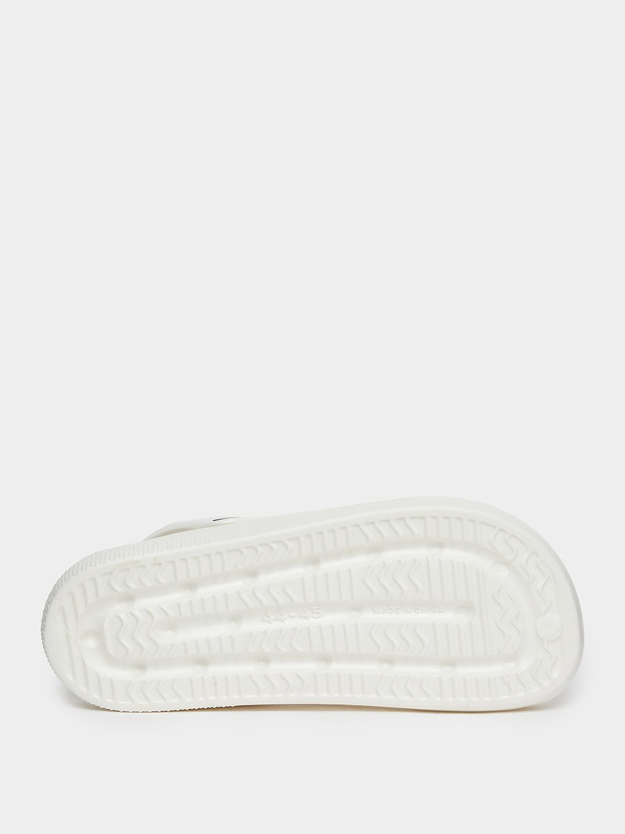 Men White Slip-On Clogs