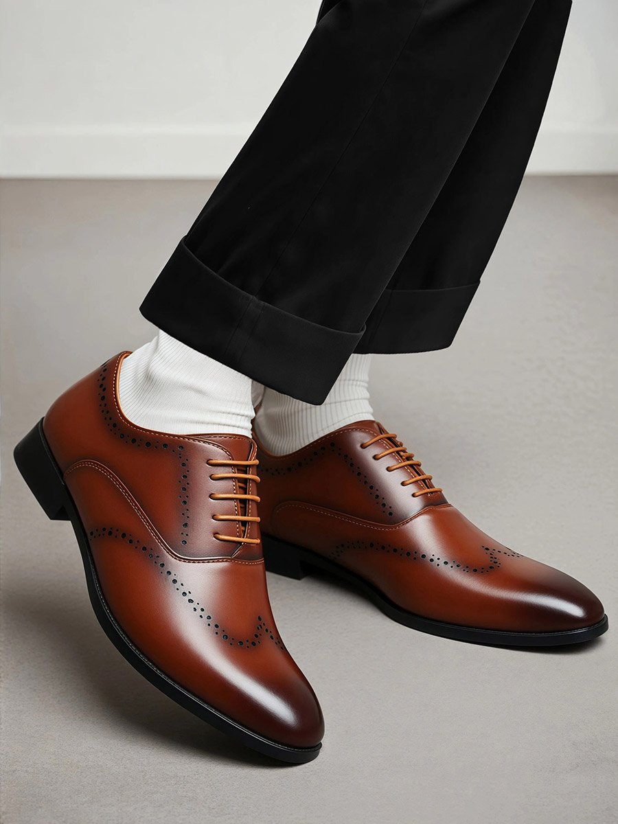 Classic Oxford Brogue Shoes