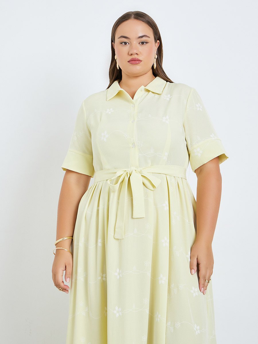 midi a line flowy dress Yellow Maxi Dress Off Shoulder Jersey main image 1