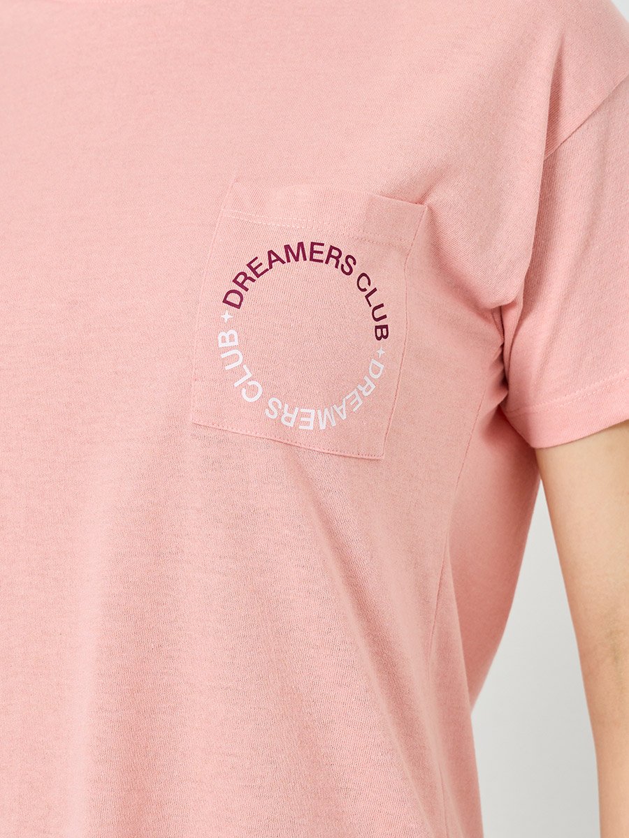 Women Dreamers Pocket Print Top and Pyjama Set