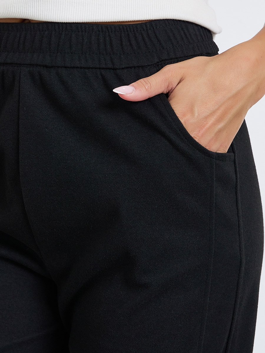 Women Black Relaxed Fit Joggers