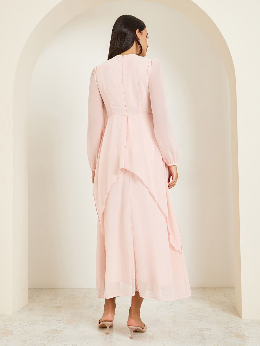 strapless open back dress Oh Polly Monte Carlo