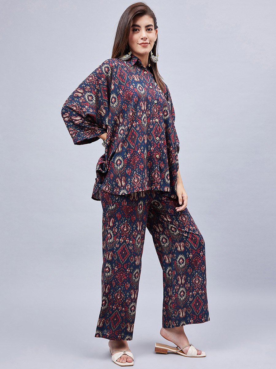 Women All Over Print Shirt and Pants Co-Ords