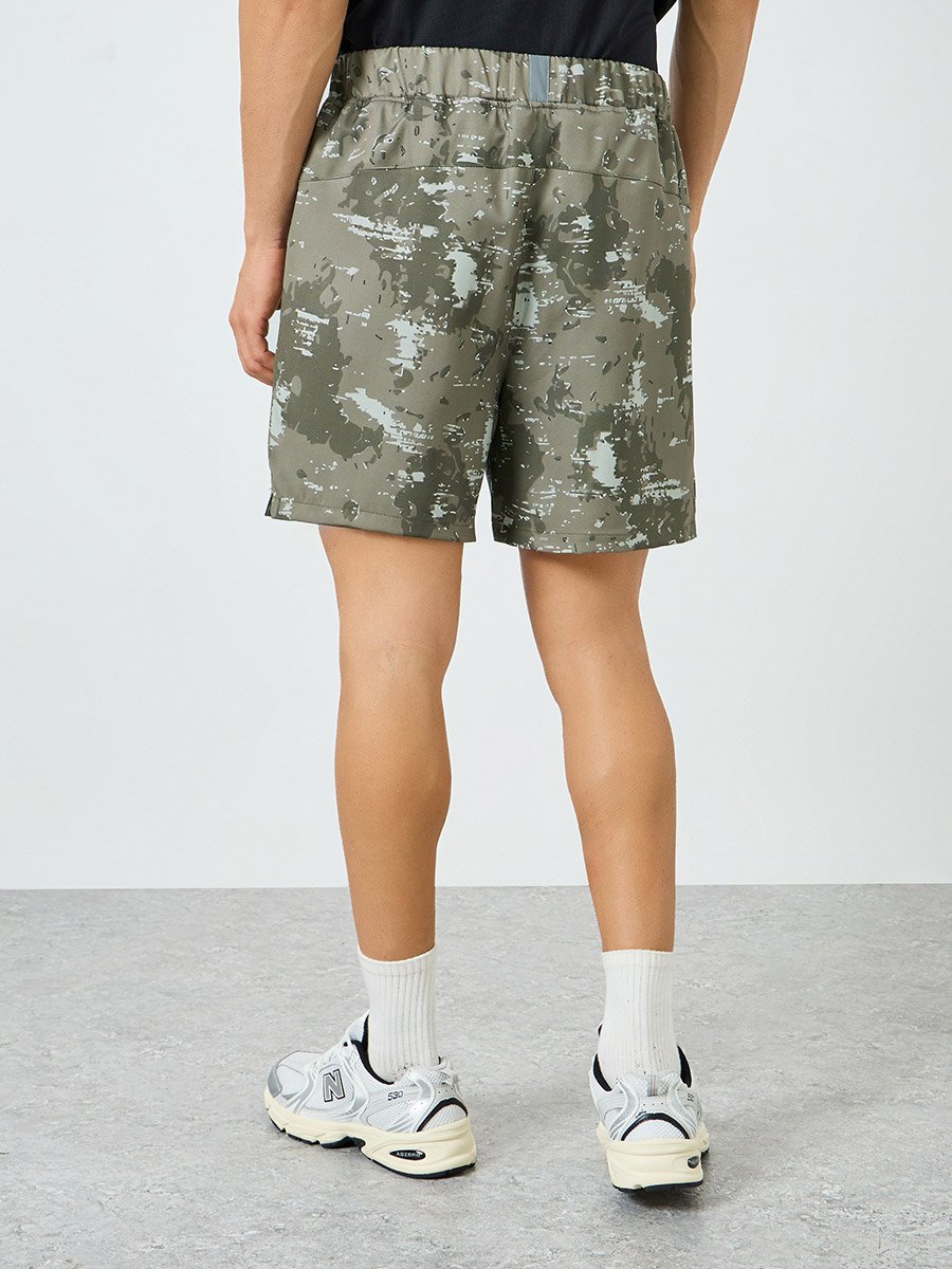 Men Regular Camo Running Shorts