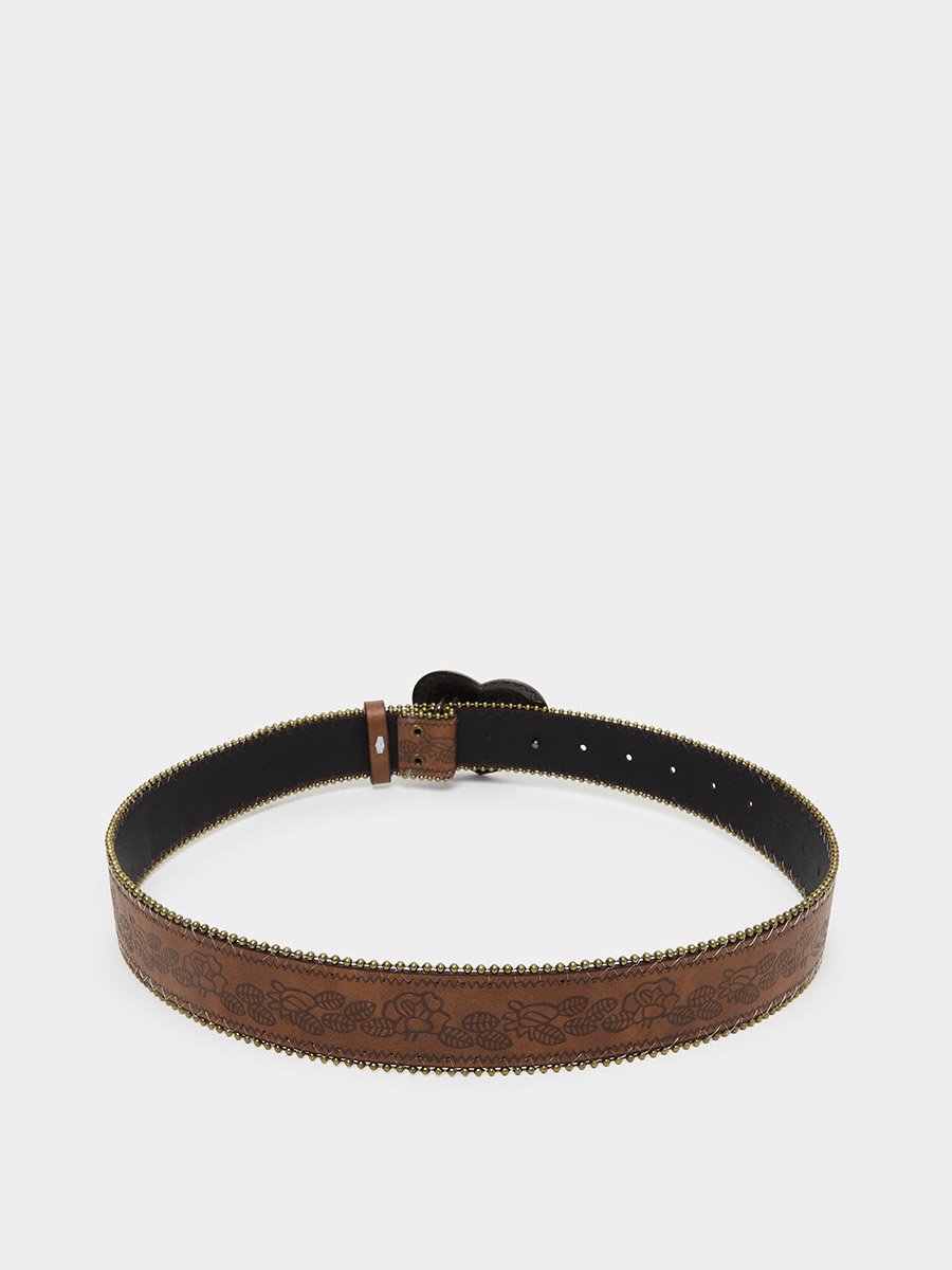 Women Western Heart Buckle Belt