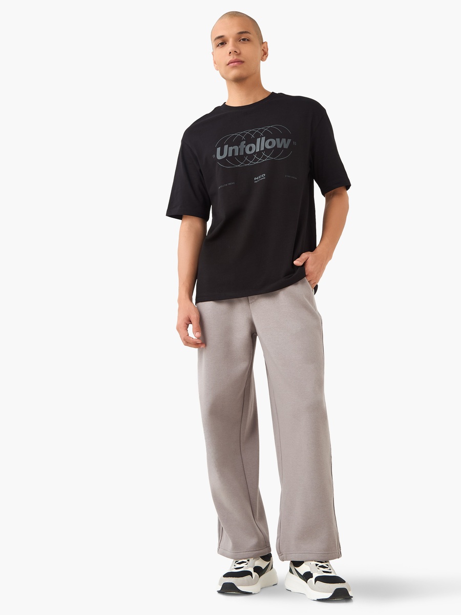 Men Baggy Fit Cotton Trousers