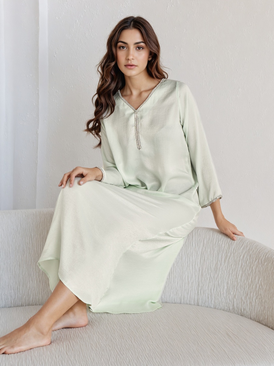 polyester night dress Buy Polyester Solid - 6 Piece Night Dress Set for Women's