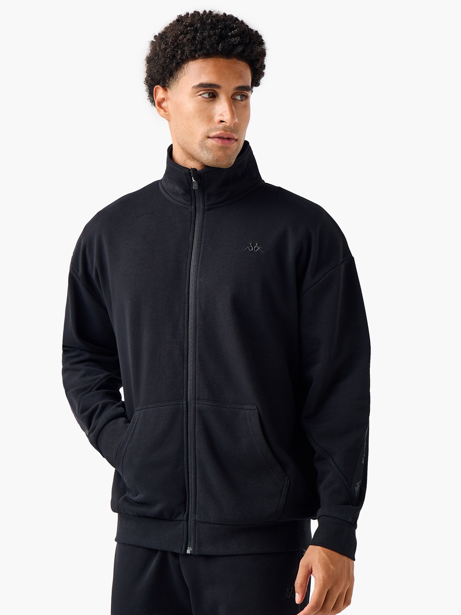 Men Regular Fit High Neck Sweatshirt