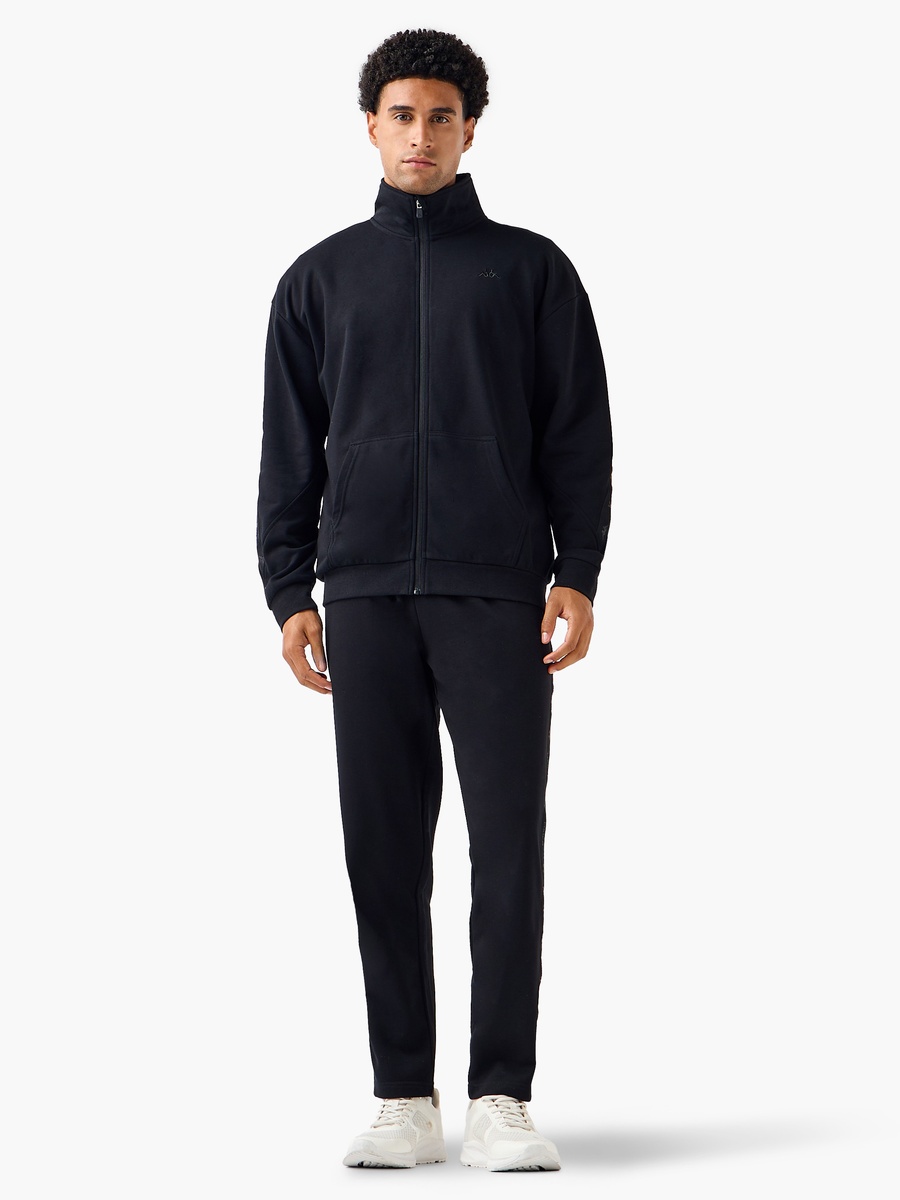 Men Regular Fit High Neck Sweatshirt