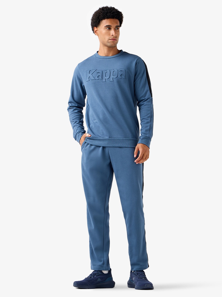 Men Regular Fit Joggers with Side Logo Panel