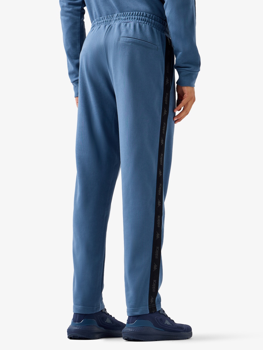 Men Regular Fit Joggers with Side Logo Panel