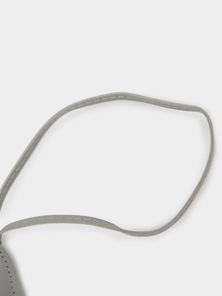 Grey Dog Bag Charm