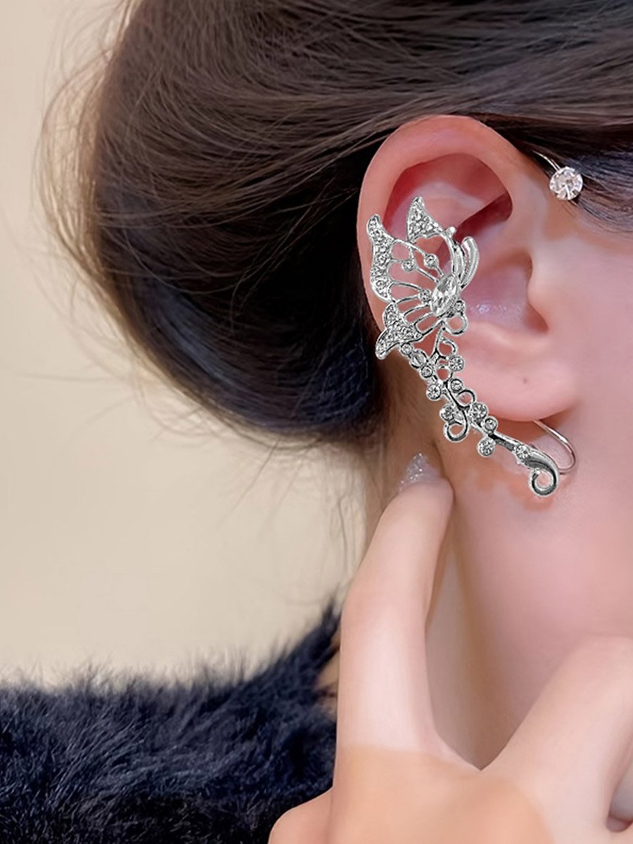 Non Piercing Butterfly Cuff Earring