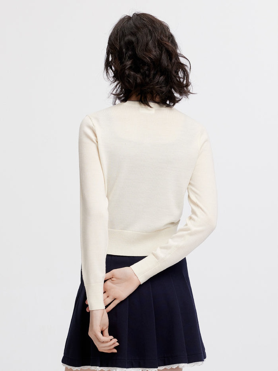 Women Knitted Button Front Cardigan
