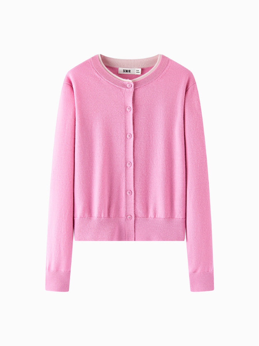 Women Knitted Button Front Cardigan