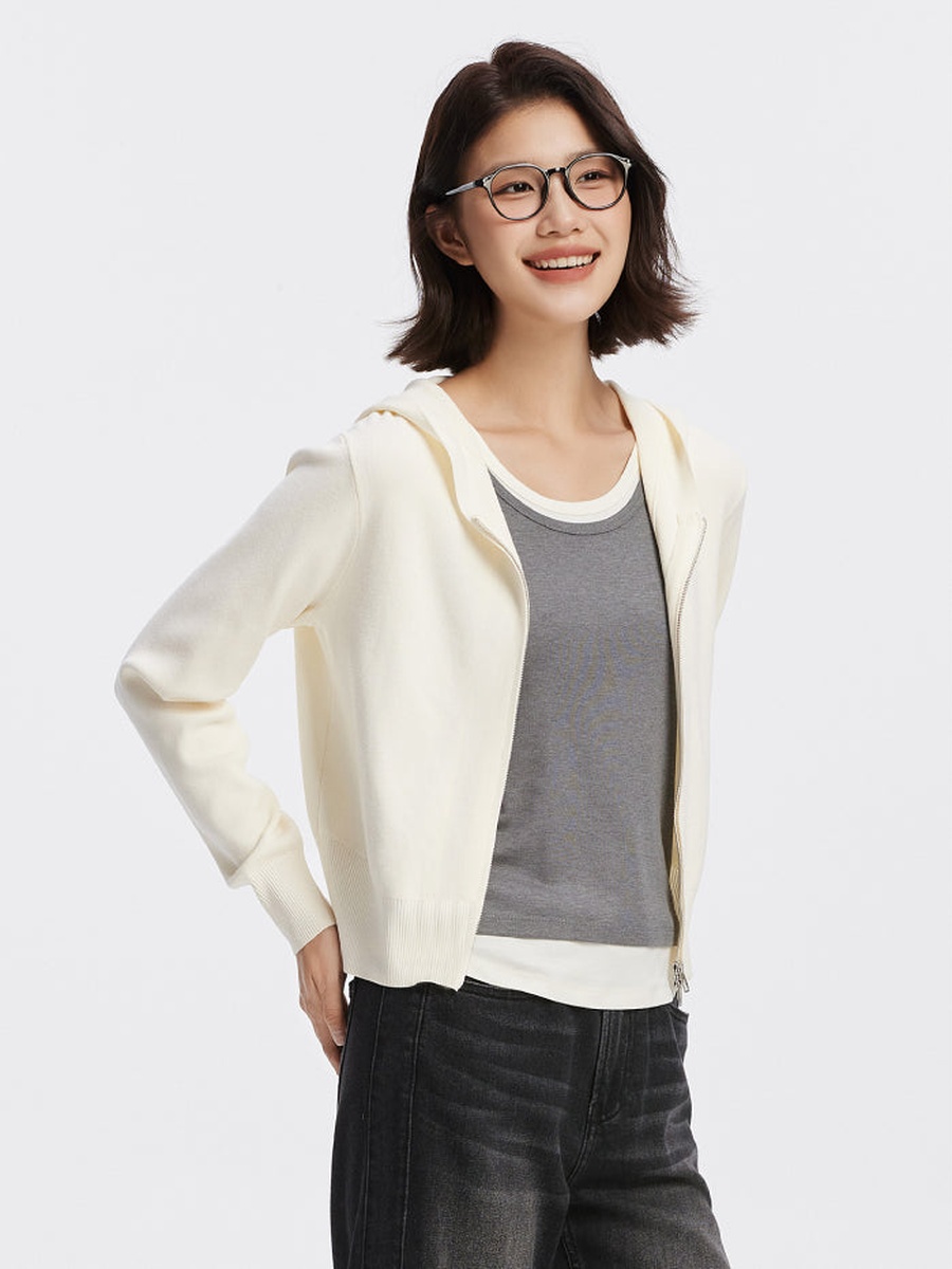 Women Knitted Long Sleeve Cardigan