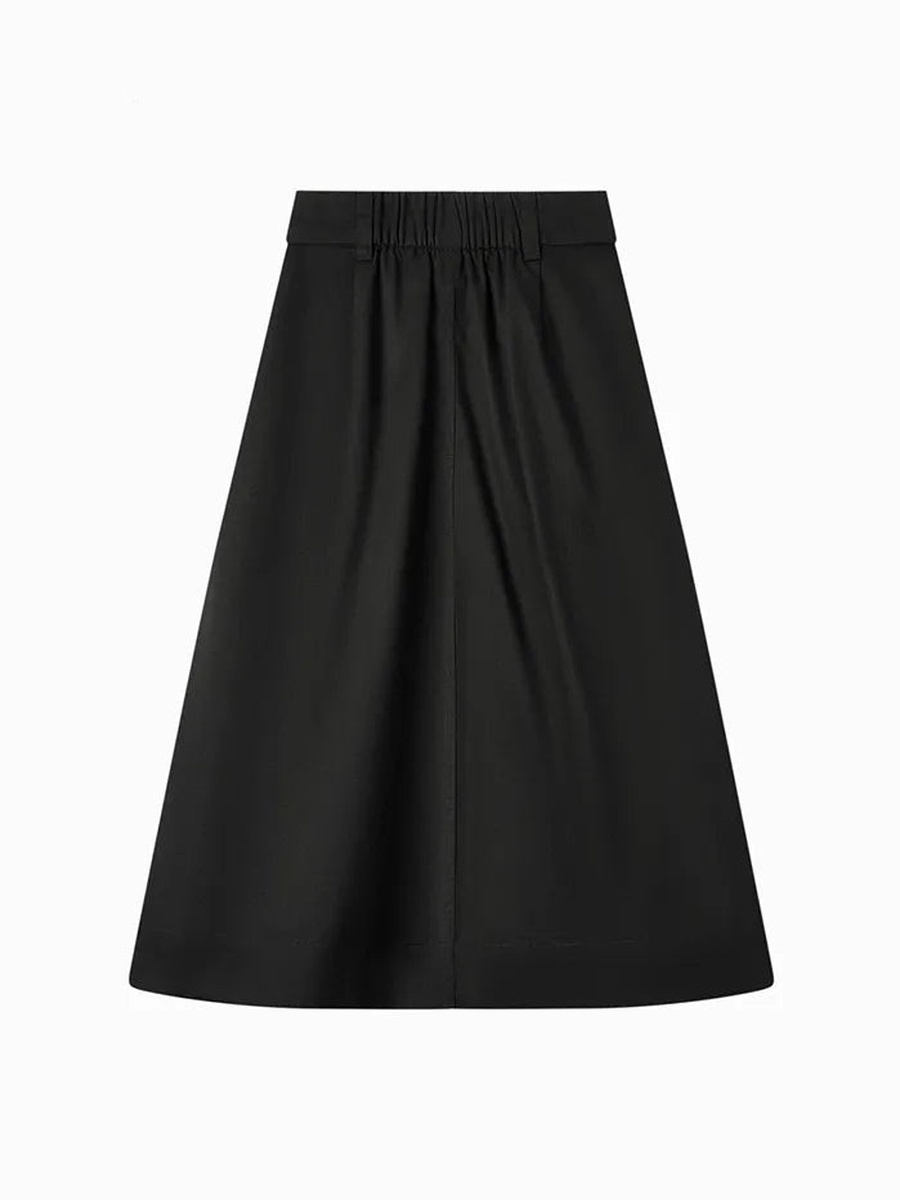 Women Solid Colored Skirt