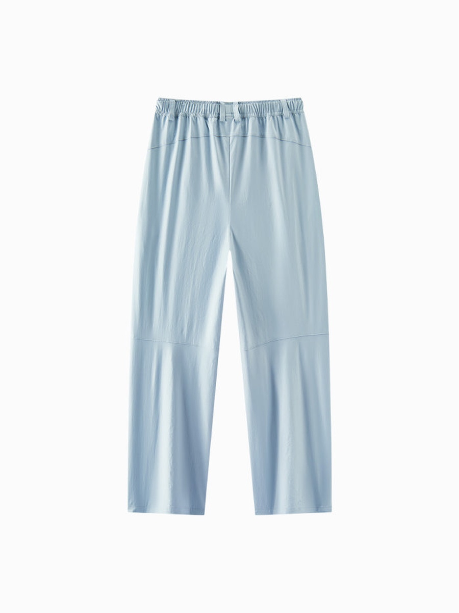Women Straight-Leg Utility Pants with Adjustable Belt