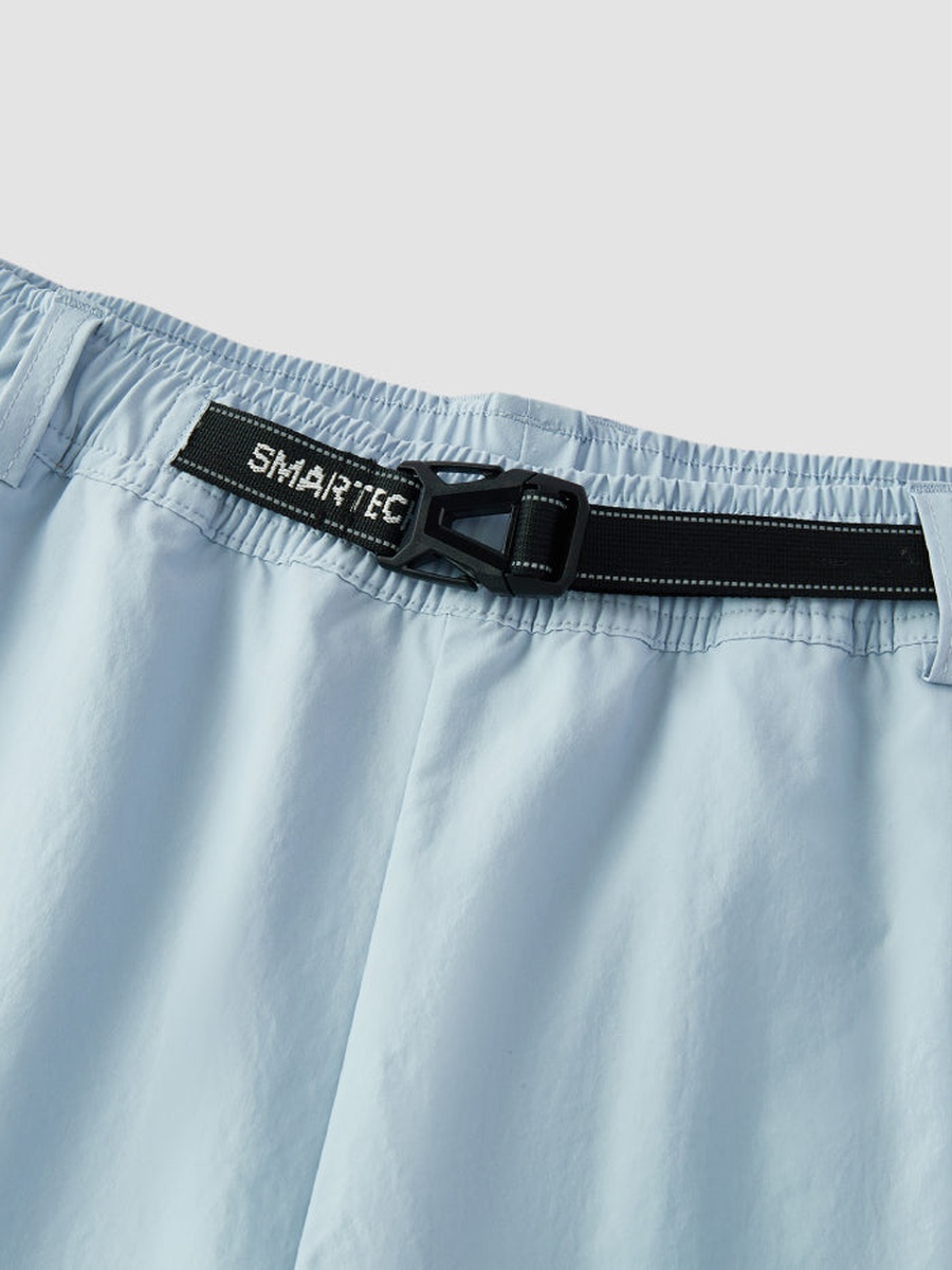 Women Straight-Leg Utility Pants with Adjustable Belt