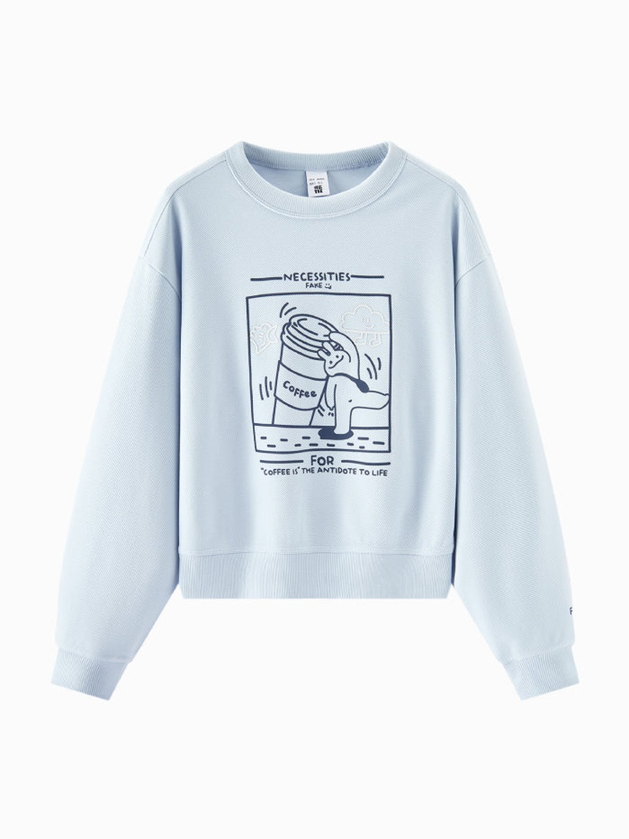 Women Graphic Coffee Lover Sweatshirt
