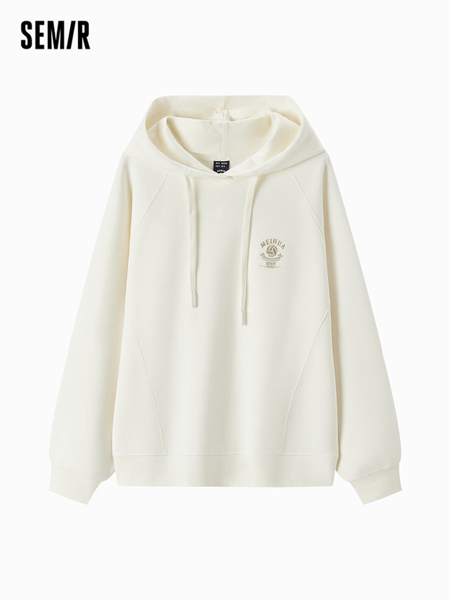 Women Hoodie with A Embroidery