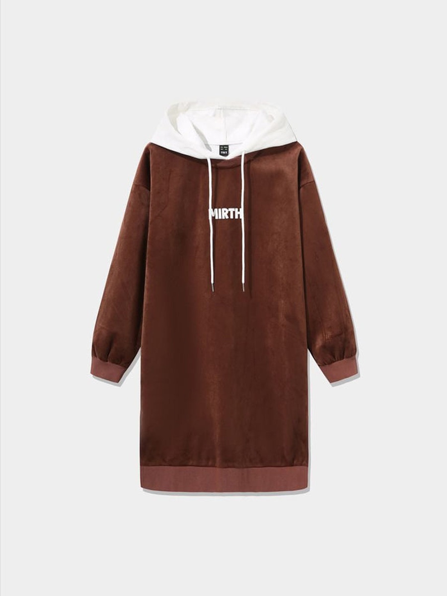 Women Hoodie Dress with Print