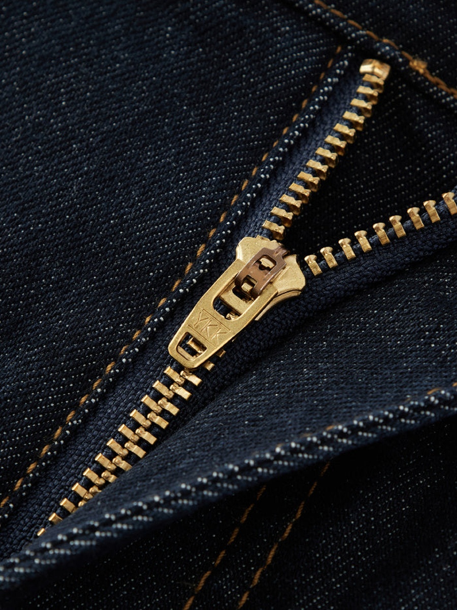 Women Denim Pants with Faded Wash