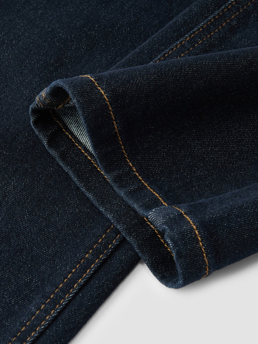 Women Denim Pants with Faded Wash