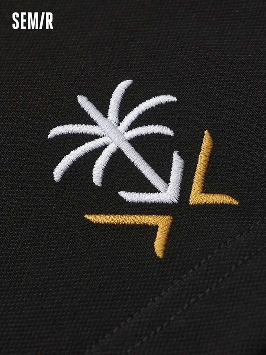 Men Shorts with Embroidery