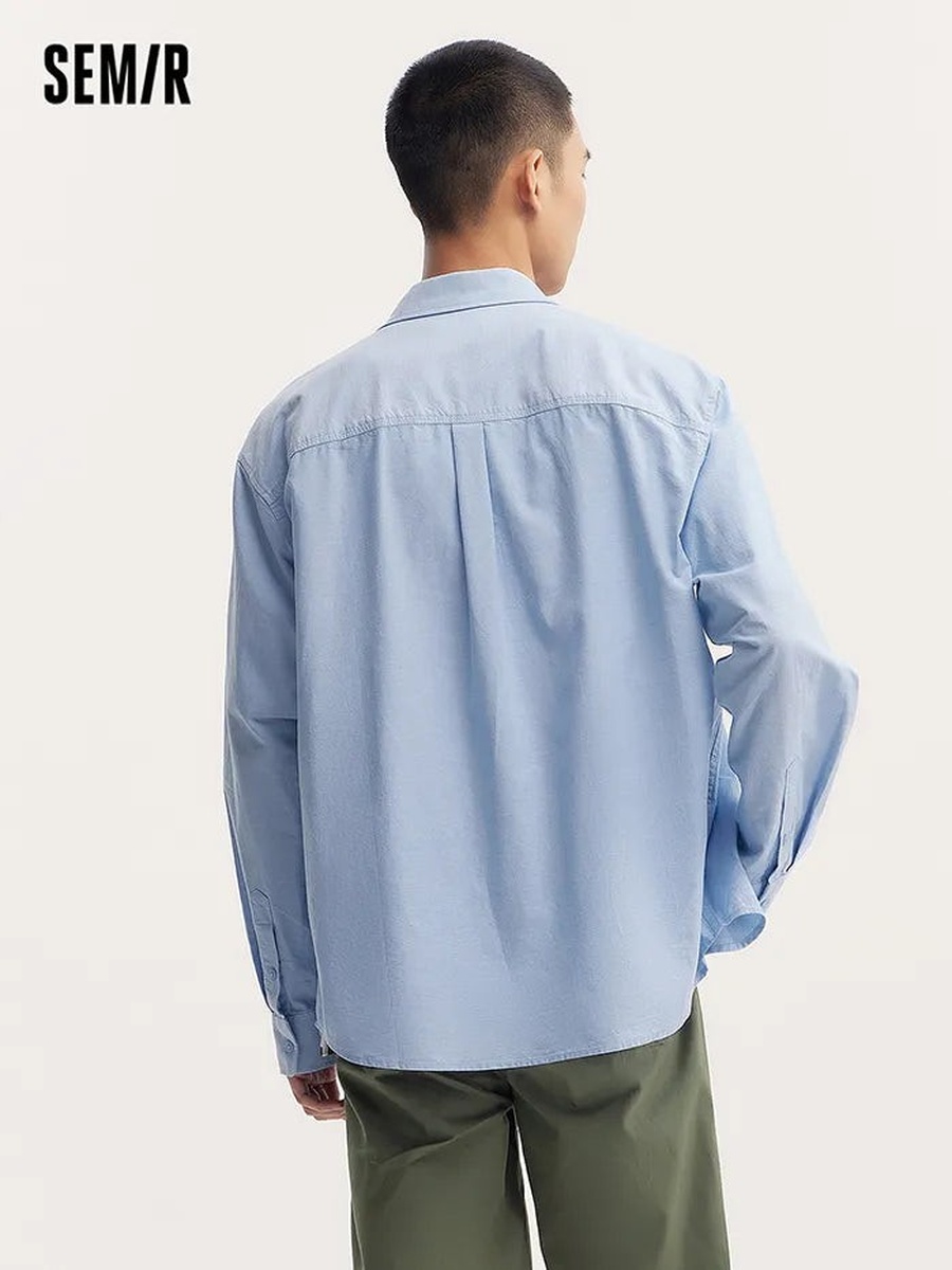Men Solid Colored Shirt